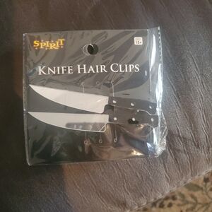 Spirit Knife Hair Clips - Black